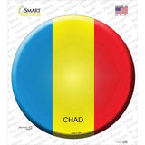 Chad Country Novelty Circle Sticker Decal