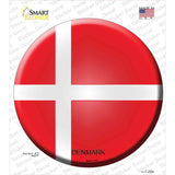 Denmark Country Novelty Circle Sticker Decal