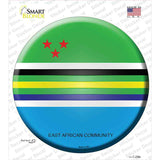 East African Community Country Novelty Circle Sticker Decal