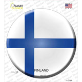 Finland Country Novelty Circle Sticker Decal