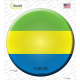Gabon Country Novelty Circle Sticker Decal