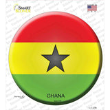 Ghana Country Novelty Circle Sticker Decal