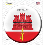 Gibraltar Country Novelty Circle Sticker Decal