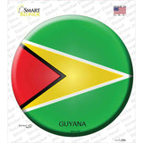 Guyana Country Novelty Circle Sticker Decal