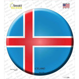 Iceland Country Novelty Circle Sticker Decal