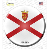 Jersey Country Novelty Circle Sticker Decal