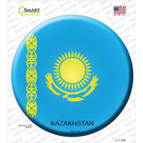 Kazakhstan Country Novelty Circle Sticker Decal