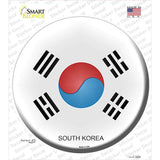 South Korea Country Novelty Circle Sticker Decal