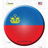Liechtenstein Country Novelty Circle Sticker Decal