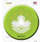 Macao Country Novelty Circle Sticker Decal