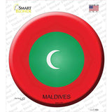 Maldives Country Novelty Circle Sticker Decal