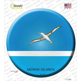 Midway Islands Country Novelty Circle Sticker Decal