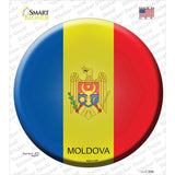 Moldova Country Novelty Circle Sticker Decal