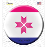 Mordvinia Country Novelty Circle Sticker Decal