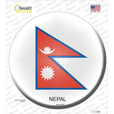 Nepal Country Novelty Circle Sticker Decal