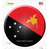 Papua New Guinea Country Novelty Circle Sticker Decal