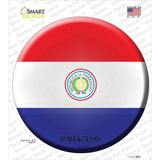 Paraguay Country Novelty Circle Sticker Decal