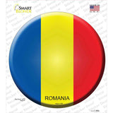 Romania Country Novelty Circle Sticker Decal