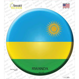 Rwanda Country Novelty Circle Sticker Decal