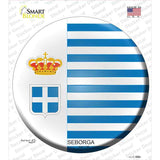 Seborga Country Novelty Circle Sticker Decal