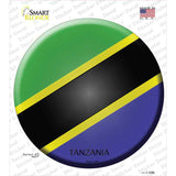 Tanzania Country Novelty Circle Sticker Decal
