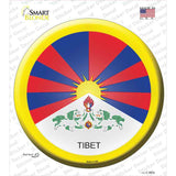 Tibet Country Novelty Circle Sticker Decal