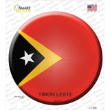 Timor Leste Country Novelty Circle Sticker Decal