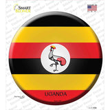 Uganda Country Novelty Circle Sticker Decal