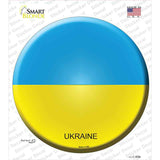 Ukraine Country Novelty Circle Sticker Decal