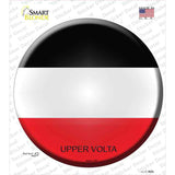 Upper Volta Country Novelty Circle Sticker Decal