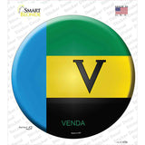 Venda Country Novelty Circle Sticker Decal