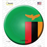 Zambia Country Novelty Circle Sticker Decal