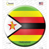 Zimbabwe Country Novelty Circle Sticker Decal