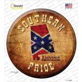 Southern Pride Alabama Novelty Circle Sticker Decal