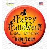 Happy Halloween Novelty Circle Sticker Decal