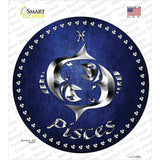 Pisces Novelty Circle Sticker Decal