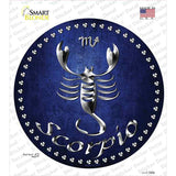 Scorpio Novelty Circle Sticker Decal