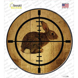Rabbit Hunter Novelty Circle Sticker Decal