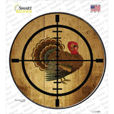 Turkey Hunter Novelty Circle Sticker Decal