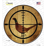 Pheasant Hunter Novelty Circle Sticker Decal