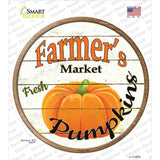 Farmers Market Pumpkins Novelty Circle Sticker Decal