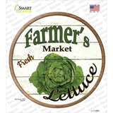 Farmers Market Lettuce Novelty Circle Sticker Decal