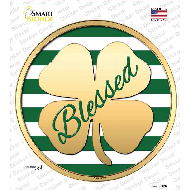 Blessed Novelty Circle Sticker Decal