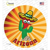 Cactus Arizona Novelty Circle Sticker Decal