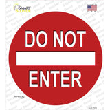 Do Not Enter Novelty Circle Sticker Decal