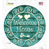 Welcome Home Novelty Circle Sticker Decal