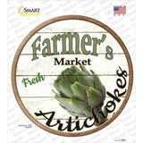 Farmers Market Artichokes Novelty Circle Sticker Decal
