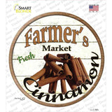 Farmers Market Cinnamon Novelty Circle Sticker Decal