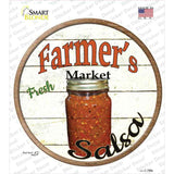 Farmers Market Salsa Novelty Circle Sticker Decal