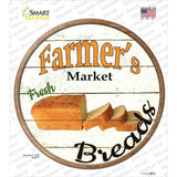 Farmers Market Breads Novelty Circle Sticker Decal